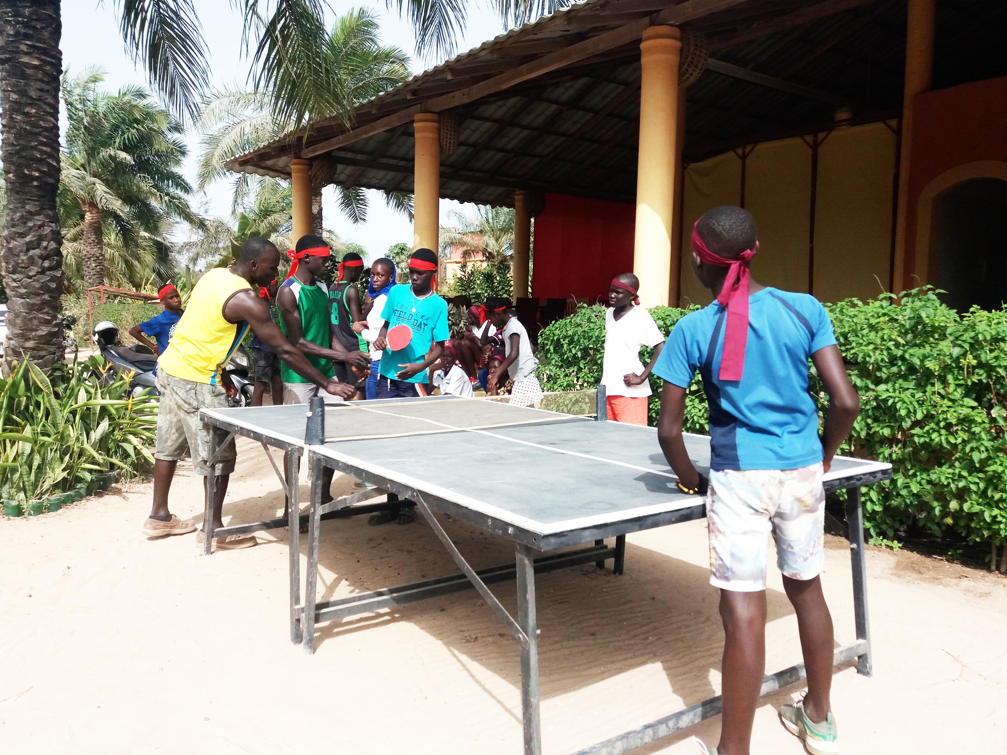 Tennis de table à Cap-Sénégal