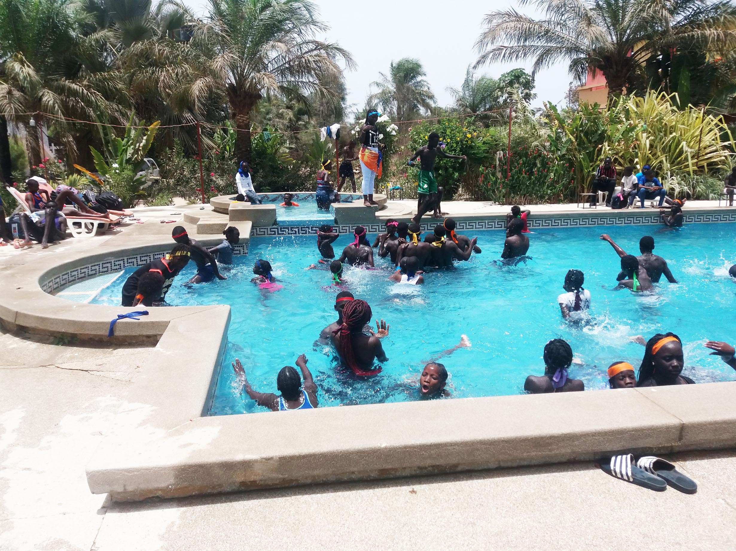 Natation à Cap-Sénégal