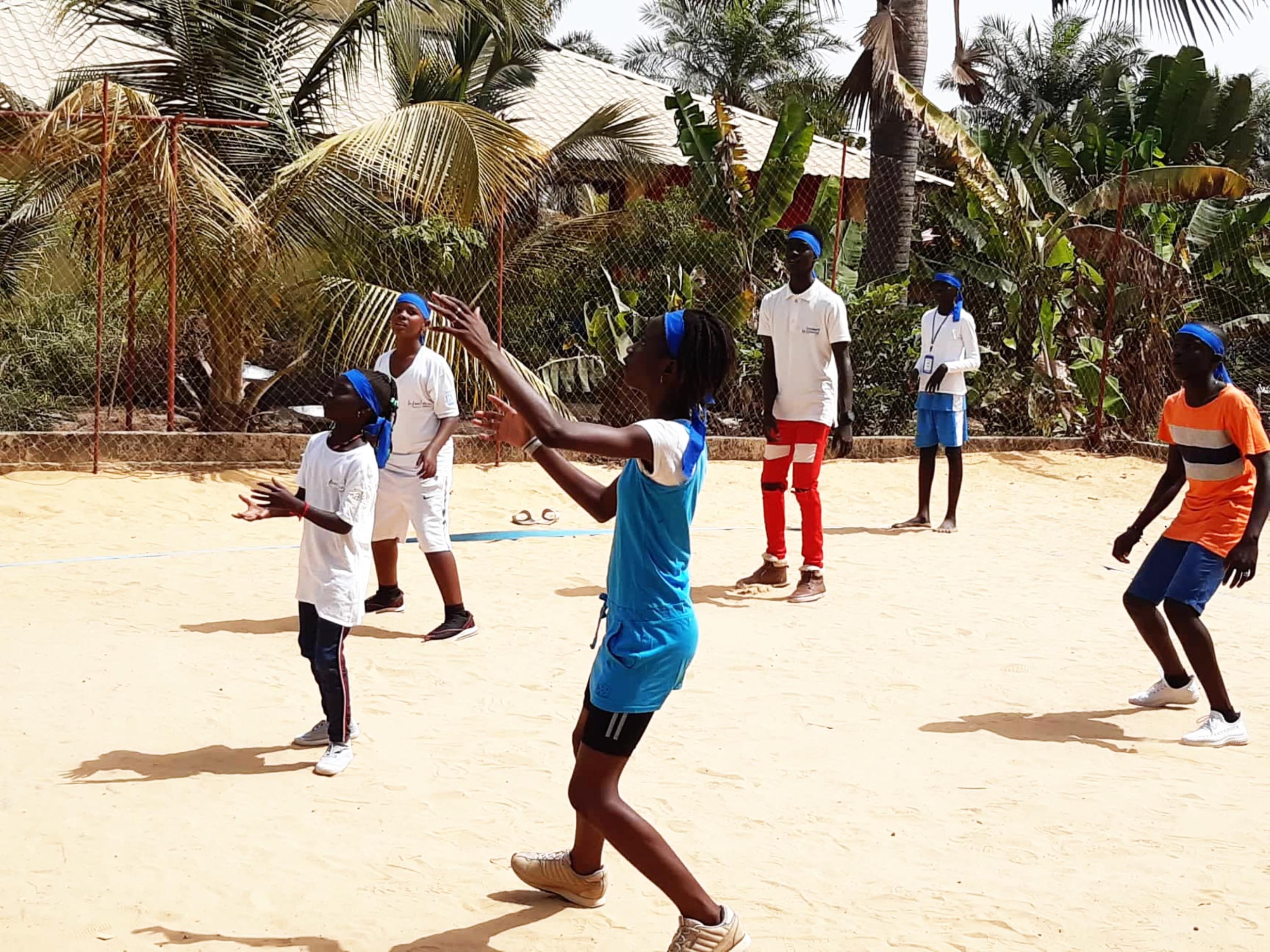 Beach volley ou netball