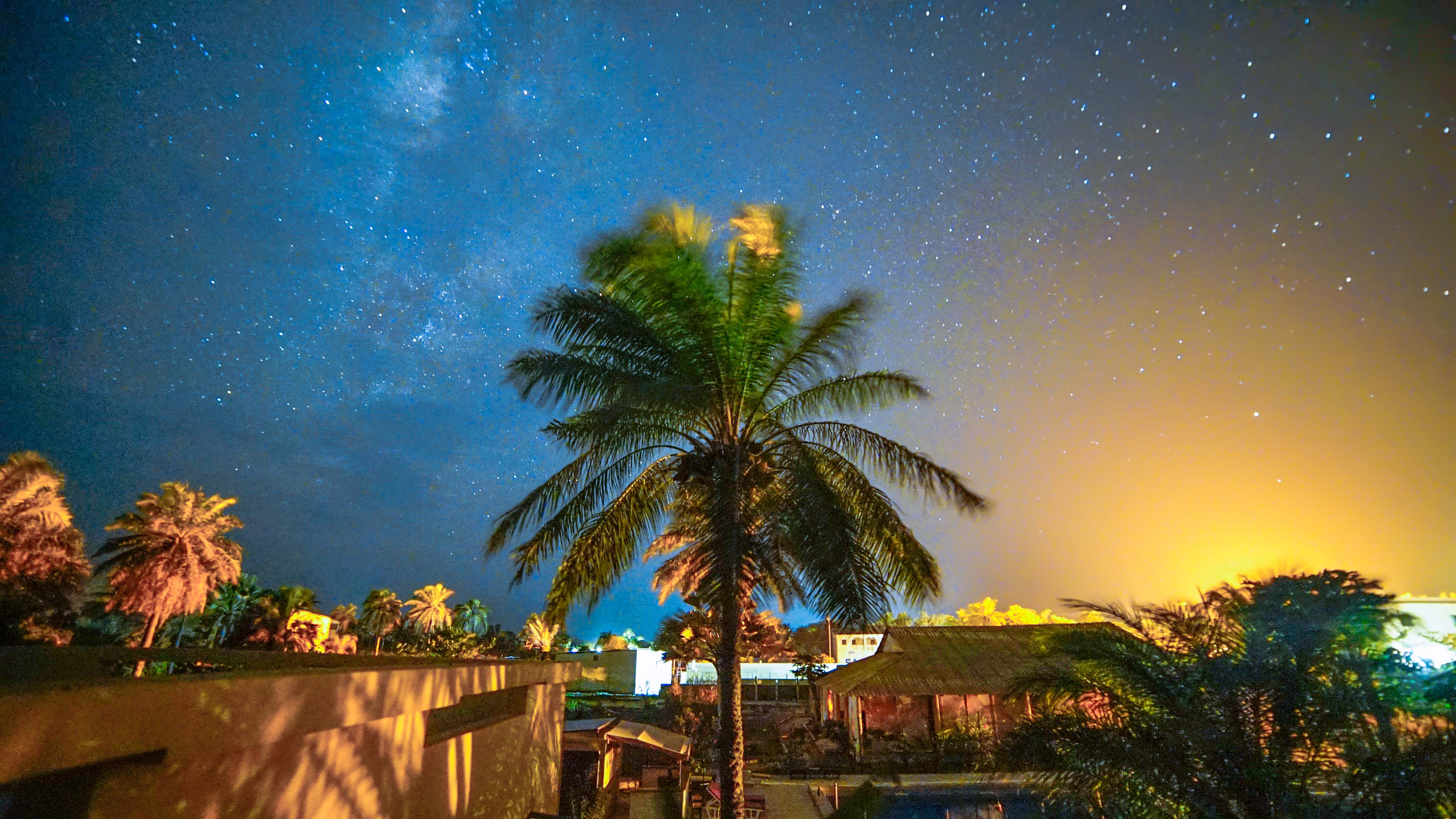 Solarium de Cap-Sénégal la nuit