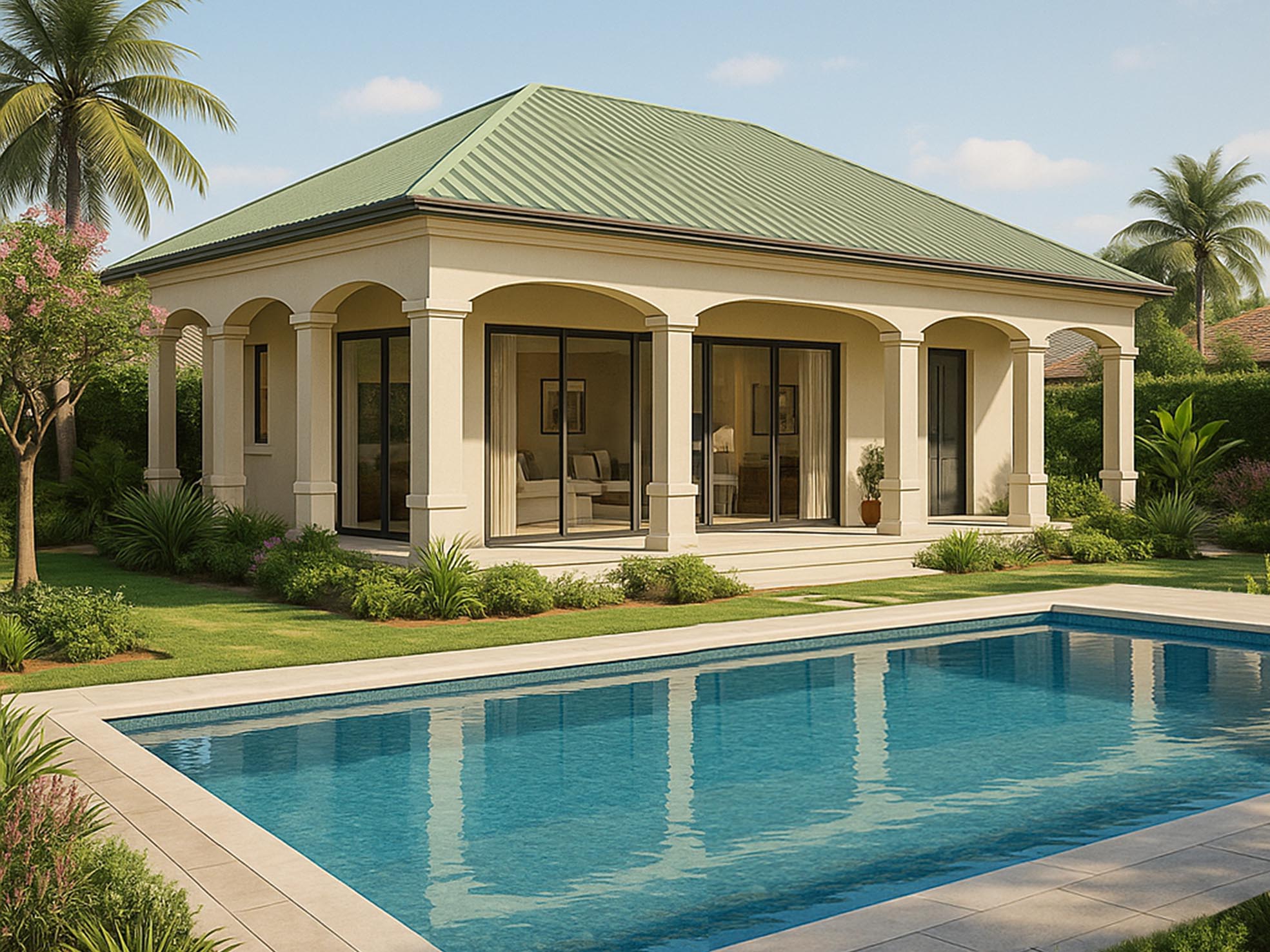 Maison privée avec piscine