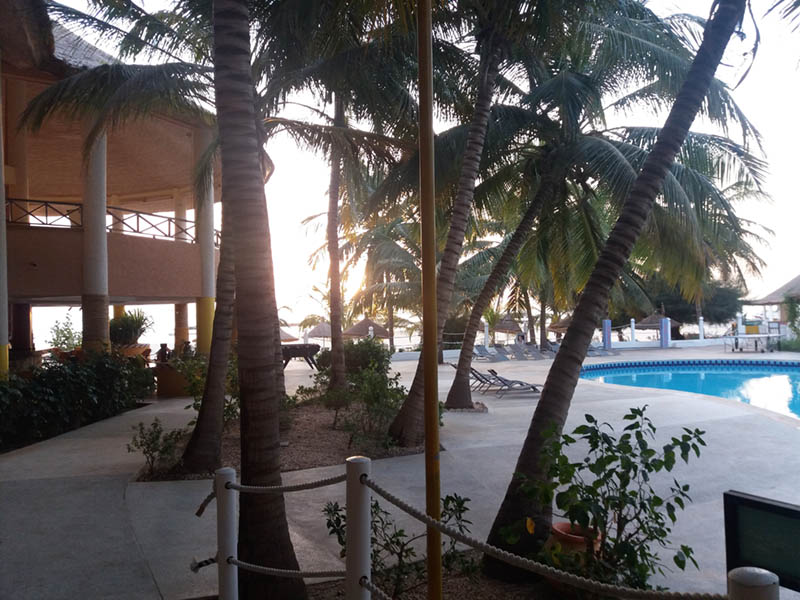 Piscine de l'hôtel Royal Saly